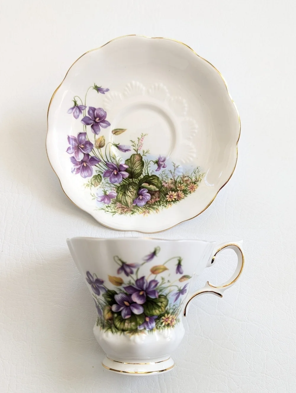 Royal Albert Sunnyside Series Maria Teacup & Saucer English Fine Bone China
